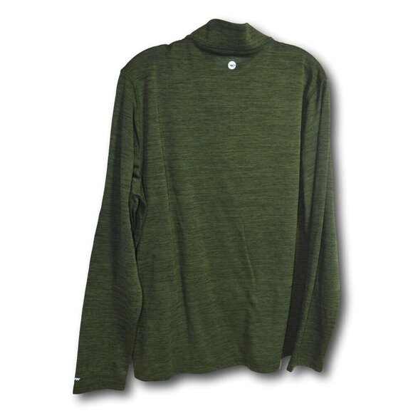 Hi-Tec Men's Olive Green 1/4 Zip Sweatshirt Size: M NWT - Picture 2 of 2